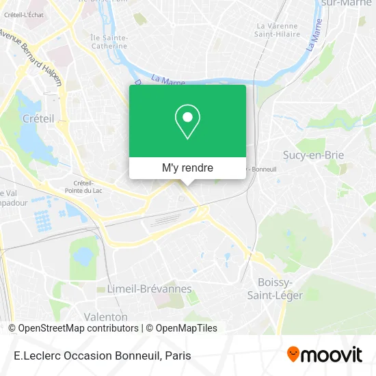 E.Leclerc Occasion Bonneuil plan