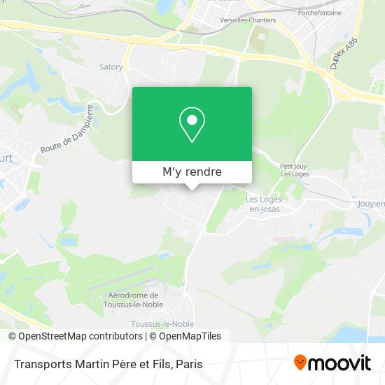 Transports Martin Père et Fils plan