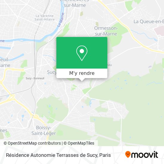 Résidence Autonomie Terrasses de Sucy plan