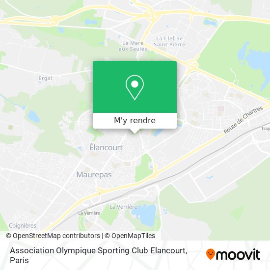 Association Olympique Sporting Club Elancourt plan