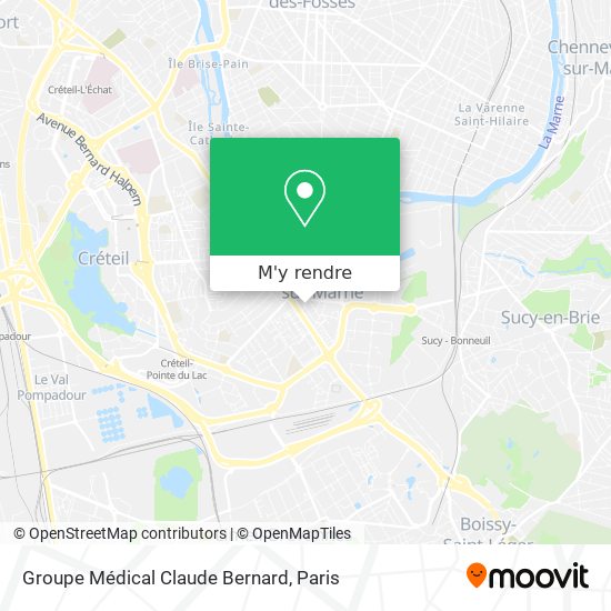 Groupe Médical Claude Bernard plan