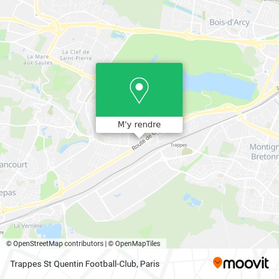 Trappes St Quentin Football-Club plan
