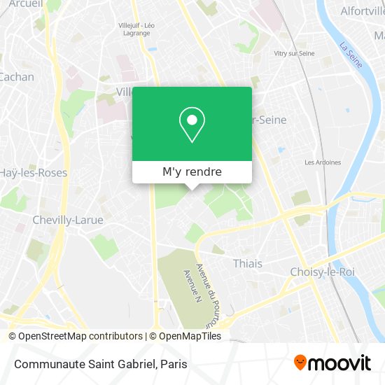 Communaute Saint Gabriel plan