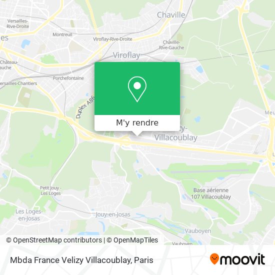 Mbda France Velizy Villacoublay plan