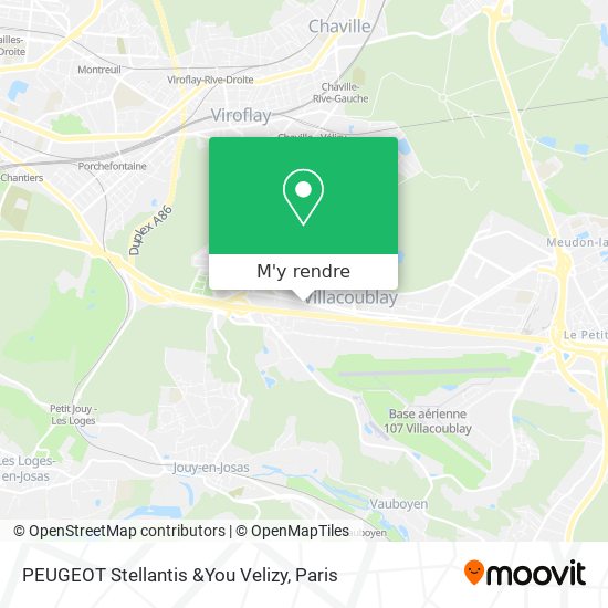 PEUGEOT Stellantis &You Velizy plan