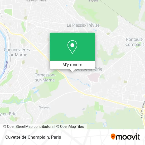 Cuvette de Champlain plan