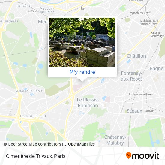 Cimetière de Trivaux plan