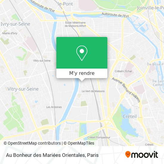 Au Bonheur des Mariées Orientales plan