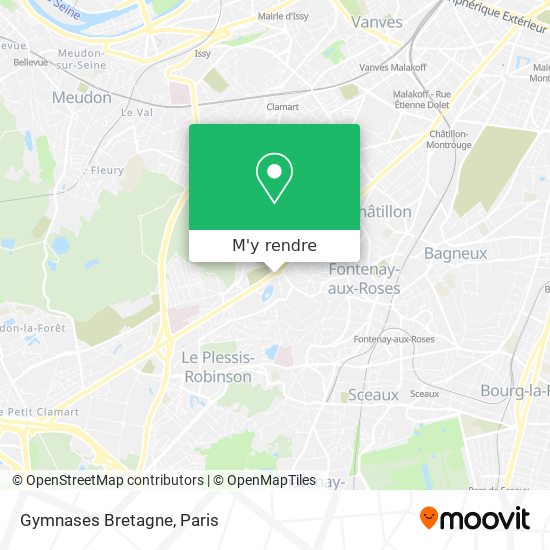 Gymnases Bretagne plan