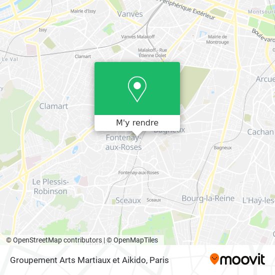 Groupement Arts Martiaux et Aikido plan