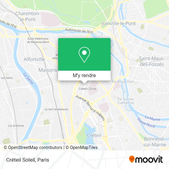 Créteil Soleil plan