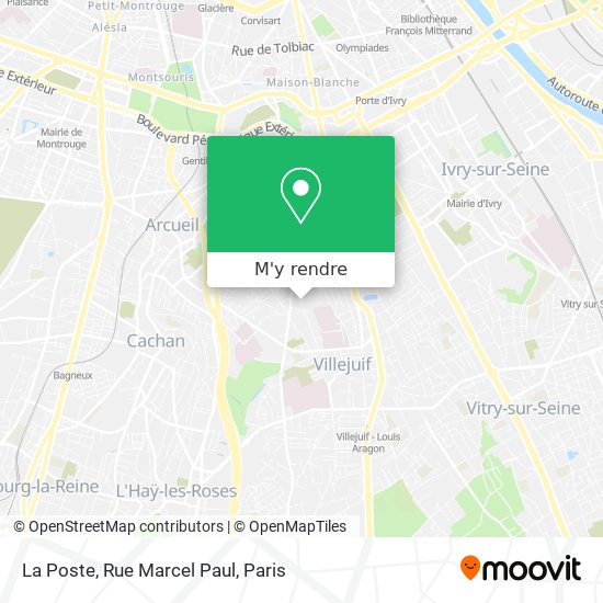 La Poste, Rue Marcel Paul plan