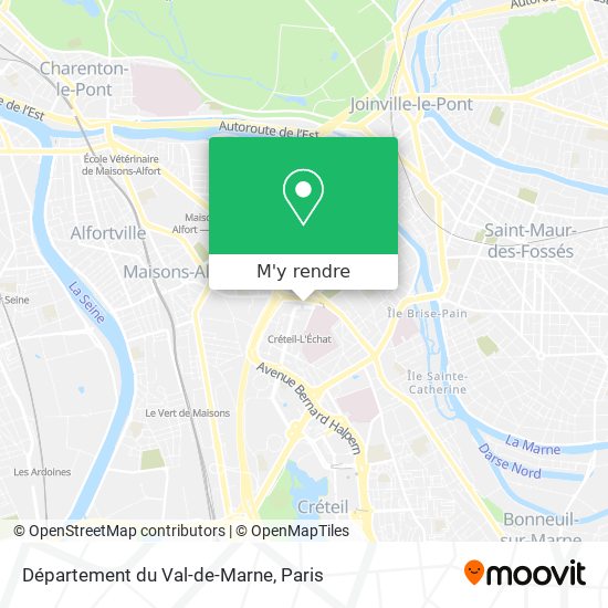Département du Val-de-Marne plan