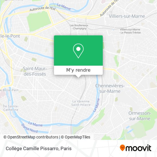 Collège Camille Pissarro plan