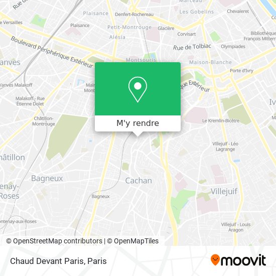Chaud Devant Paris plan