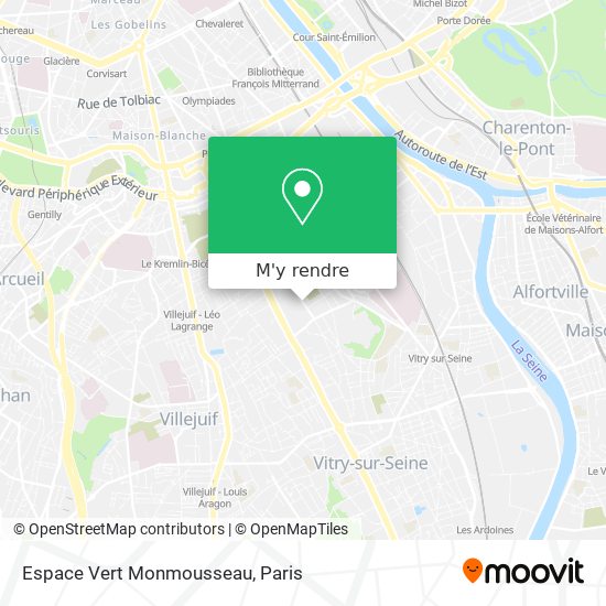 Espace Vert Monmousseau plan