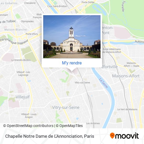 Chapelle Notre Dame de L'Annonciation plan