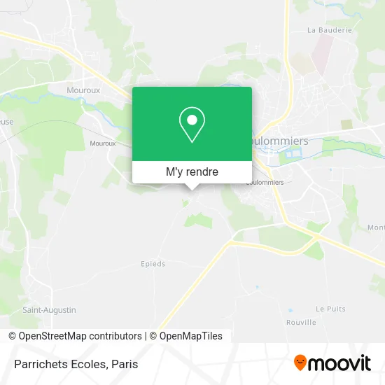 Parrichets Ecoles plan