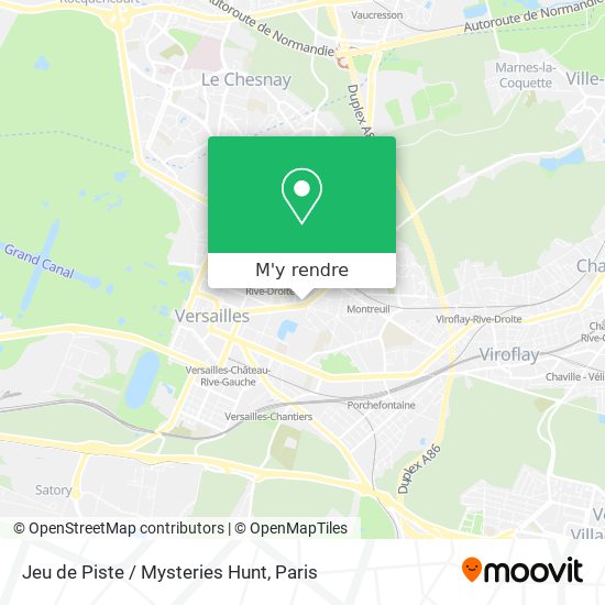 Jeu de Piste / Mysteries Hunt plan