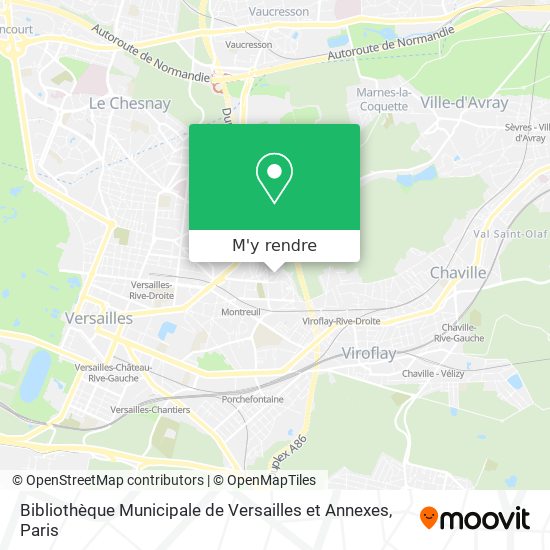 Bibliothèque Municipale de Versailles et Annexes plan