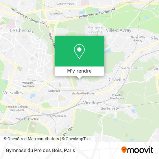 Gymnase du Pré des Bois plan