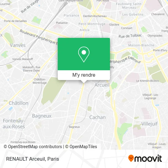 RENAULT Arceuil plan