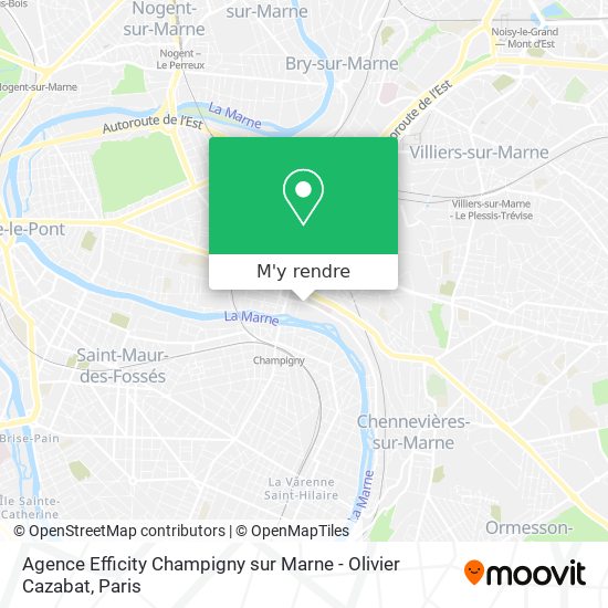 Agence Efficity Champigny sur Marne - Olivier Cazabat plan