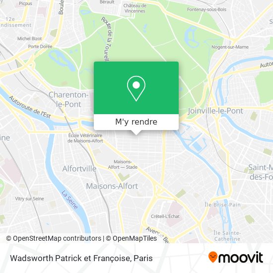 Wadsworth Patrick et Françoise plan