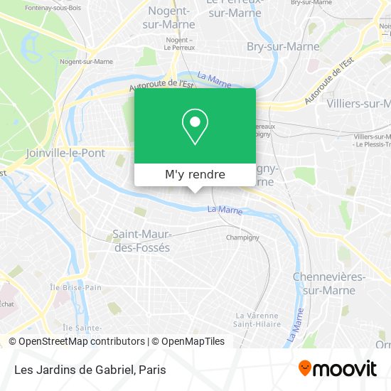 Les Jardins de Gabriel plan