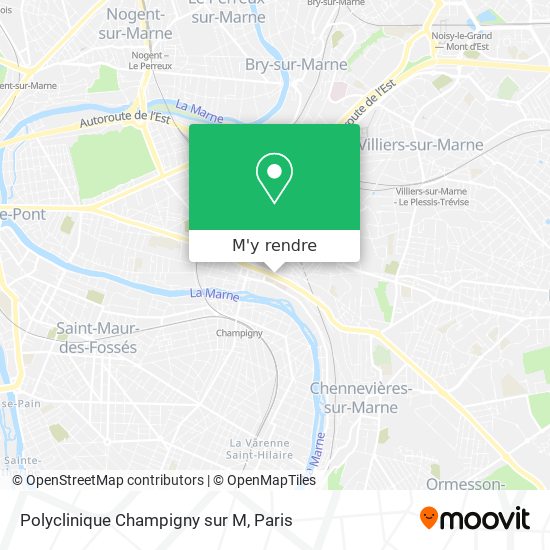 Polyclinique Champigny sur M plan