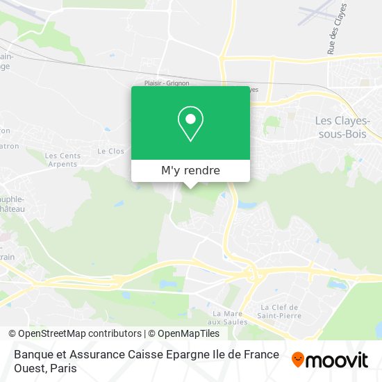 Banque et Assurance Caisse Epargne Ile de France Ouest plan