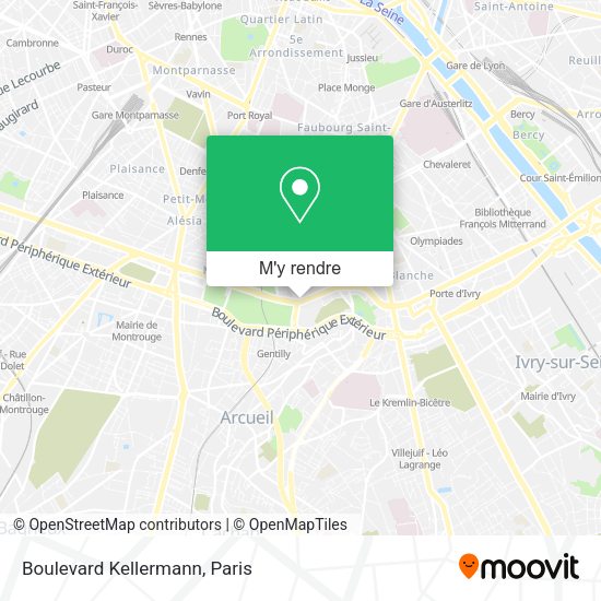 Boulevard Kellermann plan