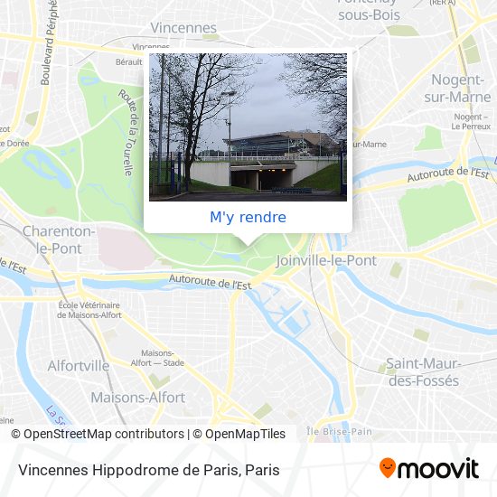 Vincennes Hippodrome de Paris plan