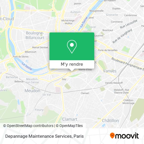 Depannage Maintenance Services plan
