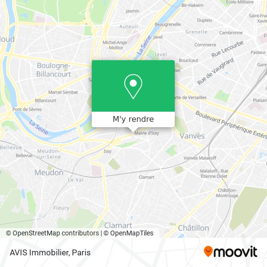 AVIS Immobilier plan