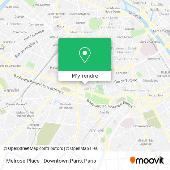 Melrose Place - Downtown Paris plan
