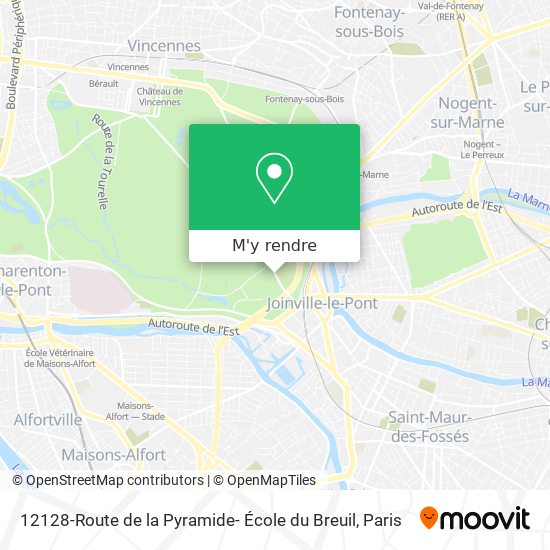 12128-Route de la Pyramide- École du Breuil plan