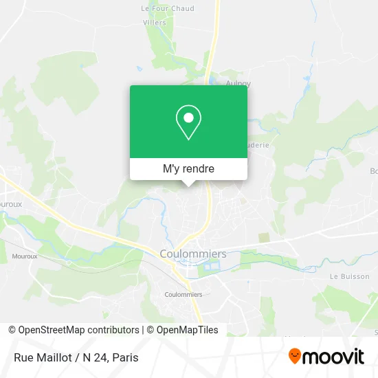 Rue Maillot / N 24 plan