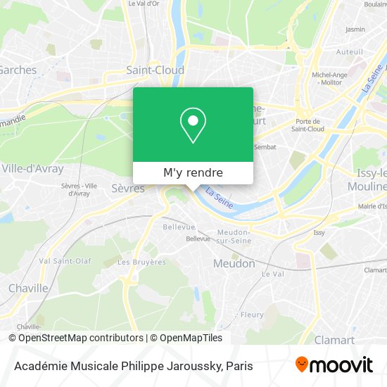Académie Musicale Philippe Jaroussky plan