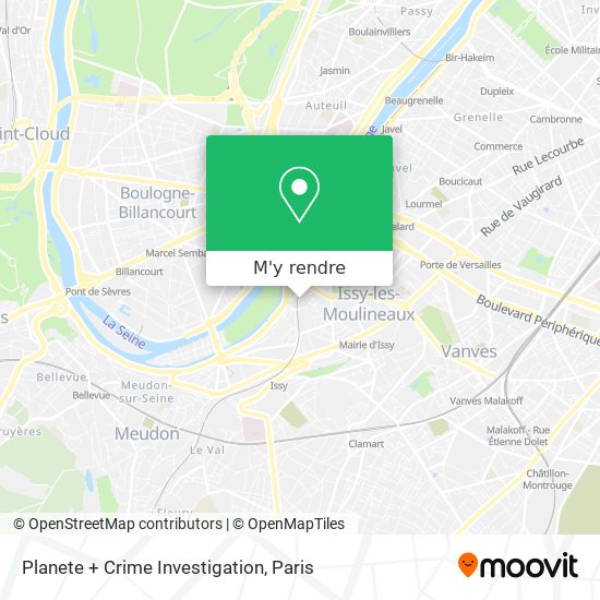 Planete + Crime Investigation plan