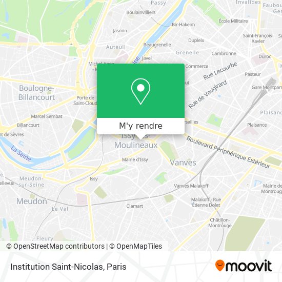 Institution Saint-Nicolas plan