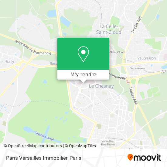 Paris Versailles Immobilier plan