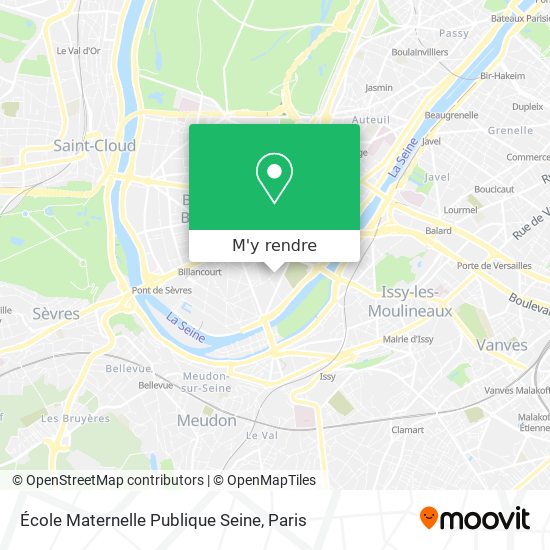 École Maternelle Publique Seine plan