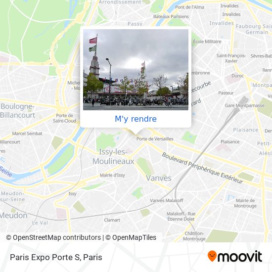 Paris Expo Porte S plan