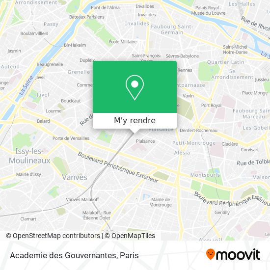 Academie des Gouvernantes plan