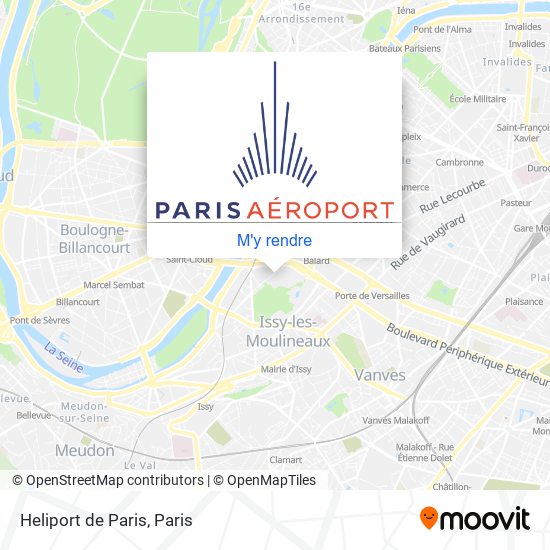 Heliport de Paris plan