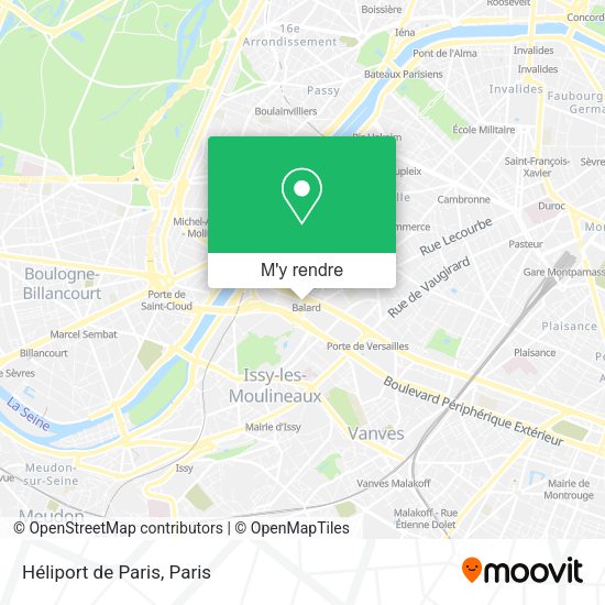 Héliport de Paris plan