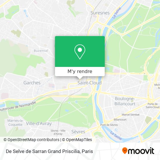 De Selve de Sarran Grand Priscilia plan