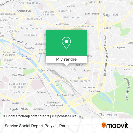 Service Social Depart Polyval plan