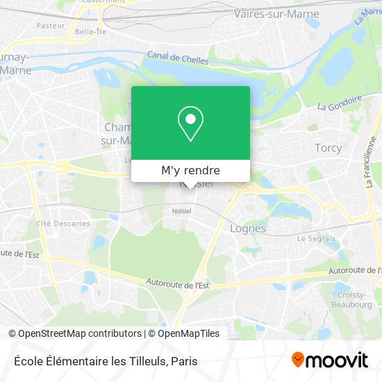 École Élémentaire les Tilleuls plan